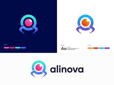 alinova - Logo design branding