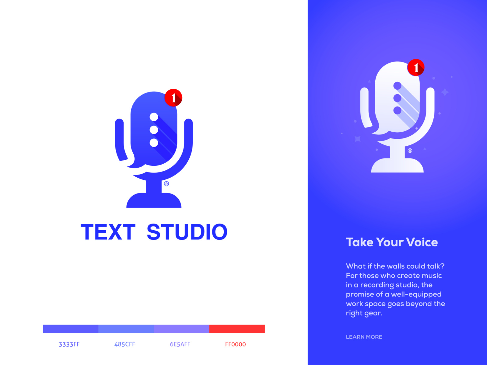 TEXT STUDIO - App Logo Design by RI Rafiq 🚀 on Dribbble