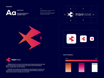 FISHFANK - Seafood logo design branding