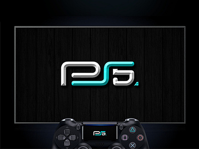 PS5 - PlayStation 5  Logo Design 🎮