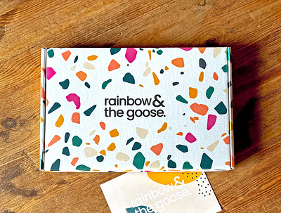 Postal box design branding design. illustration logo packaging
