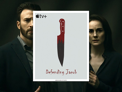 Defending Jacob series poster apple design poster poster design tv show