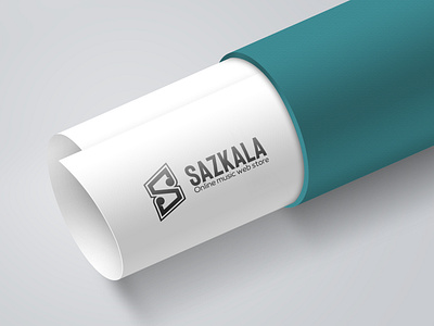 Sazkala online music Web store logo design