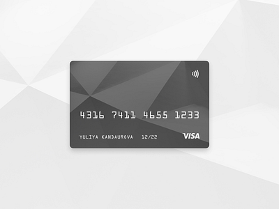 Credit Card branding concept credit card dailyui design