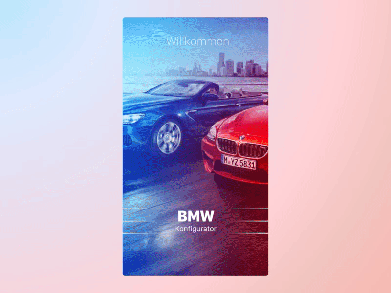 BMW Configurator - Model selection