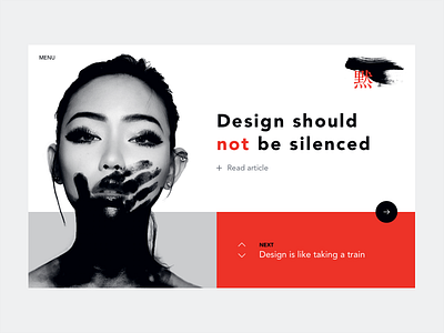 Shout out black clean design grey inspiration red ui ux web website