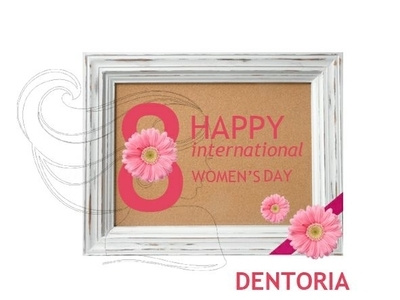 17200887 756499264498731 130689605329814462 N canvas dentist flower greetingcard internationalwomensday painting frame pink woman