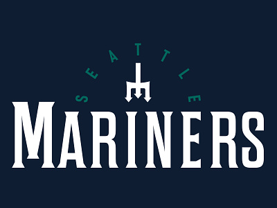 Mariners Wordmark Concept baseball design logo mariners mlb seattle sports branding sports design sports logo typography