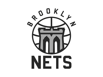 Nets Logo Concept basketball branding brooklyn design illustration logo nba nets sports branding sports design sports logo