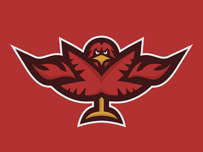 Palm Springs Firebirds Primary Logo Concept