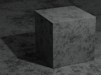 Raw Cube blender blender3d blender3dart eevee wallpaper