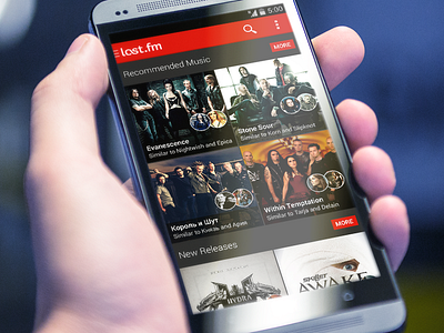 New Last.fm adia android androiddesign androiduiux lastfm music poweredbyandroid﻿