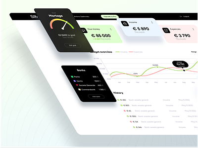 SIMPLE - personal finances app design ui ux web