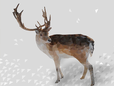 Deer deer vector xmas