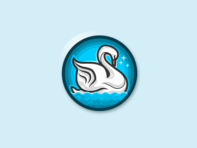 Swan affinity character illustration swan vector