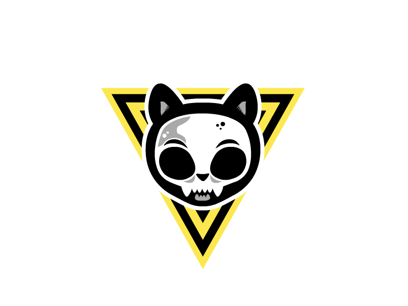 Animal Skulls berlin branding cat character clipper design fireflow gif hare illustration panda unicorn vector