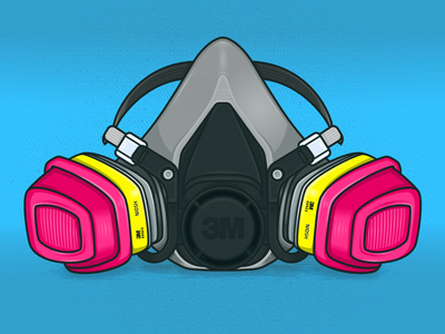 Protection Mask 3m filter graffiti mask niosh protection respirator safety