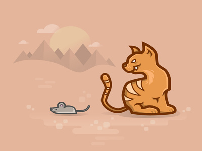 MouseHunt cat hunt mice mountains mouse