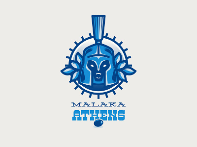 Athens affinity athens illustration logo malaka olive vector