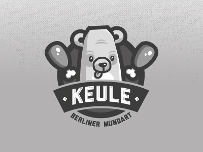 Keule bear berlin bone cute drumstick logo restaurant