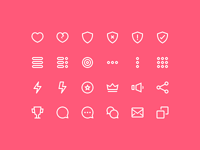 ICON KIT. PART 2 app design glyph icon kit line minimal pictogram ui