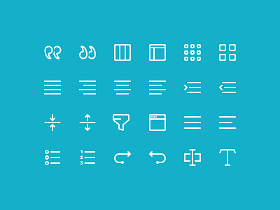 ICON KIT. PART 3 app design glyph icon kit line minimal pictogram ui