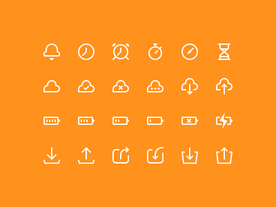 ICON KIT. PART 4 app design glyph icon kit line minimal pictogram ui