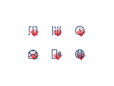 RUBICON ICON SET 4/5 app app design application branding color design drawing flat glyph glyphs icon illustration kit line minimal pictogram typography vector web