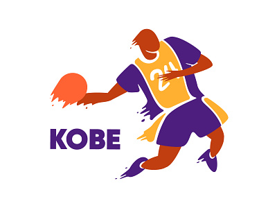 RIP KOBE basketball design illustration kobe kobe bryant kobe24 lakers legend los angeles minimal rip vector