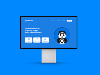 Panda Ride Website Design