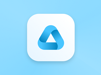 Adatom a logo apple blue branding design graphic design logo logodesign ui