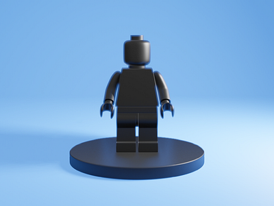 Lego 3d b3d blender character figure illustration lego