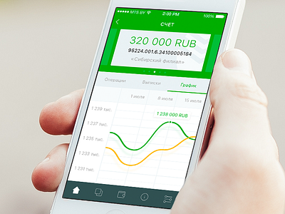 Application for Business bank ios mobile money ui ux
