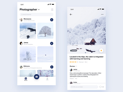 Photography APP UI Design-3