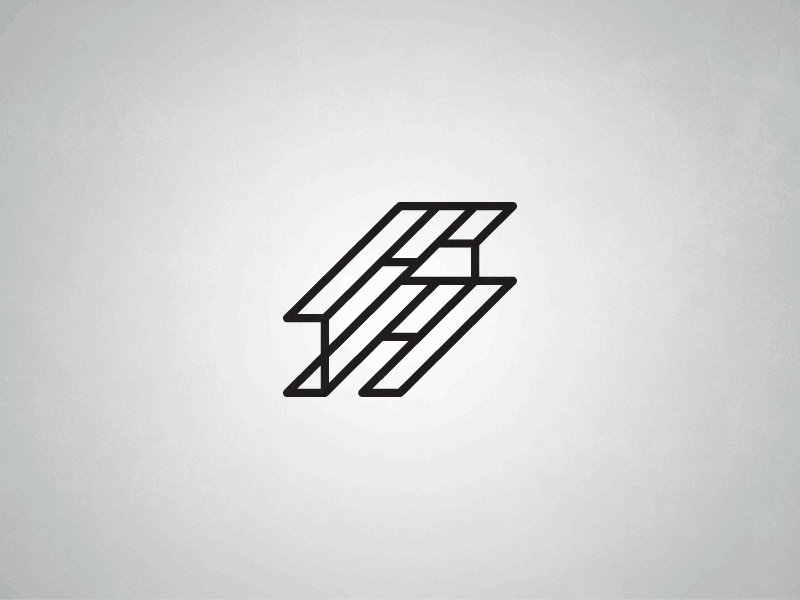New personal logo identity illustrator logo personal profile simple vector