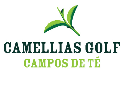 Camellias Golf logo argentina golf clubs logo sports tea