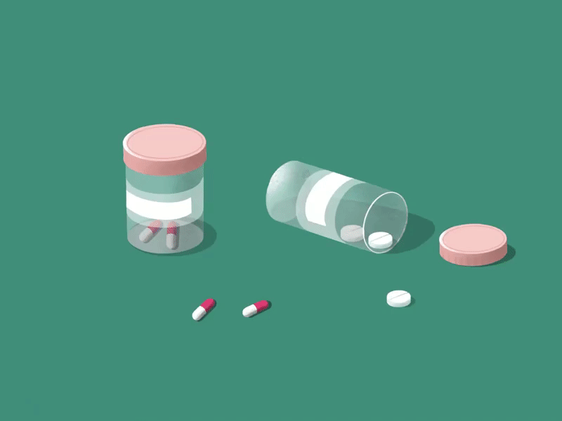 Pills illustration color design illustration pills procreate textured illustration