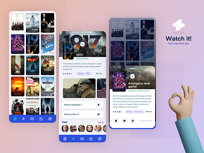 [Watch it!] watchlist app design