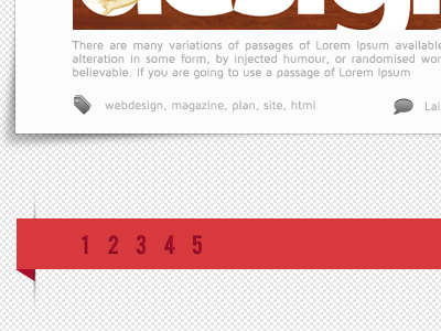 Pagination Blog Template