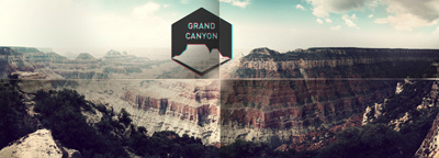 Grand Canyon Large icon illustration logo photo photoshop type vector