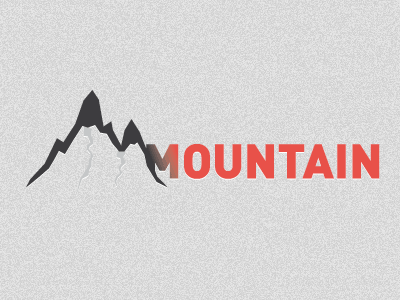 Mountain Logo icon illustration logo photoshop type vector