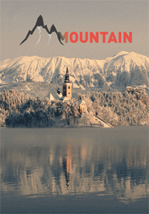 Mountain Poster Large icon illustration logo photo photoshop type vector