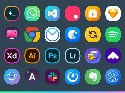 Mac Icons app gradient icns icons mac macos sketch