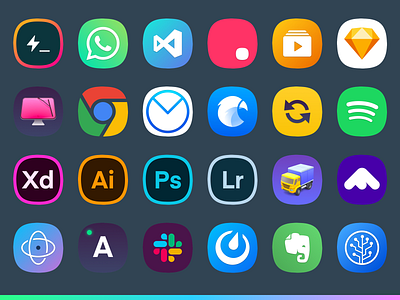 Mac Icons app gradient icns icons mac macos sketch