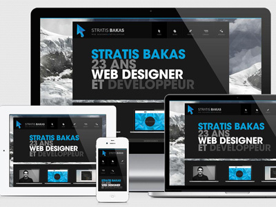 My new site is out logo moutain photoshop responsive site web web development webdesign website