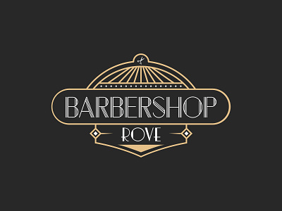 RoVe Barbershop barbershop barbershop logo branding design flat illustration illustrator logo logo design logos reeuwijk