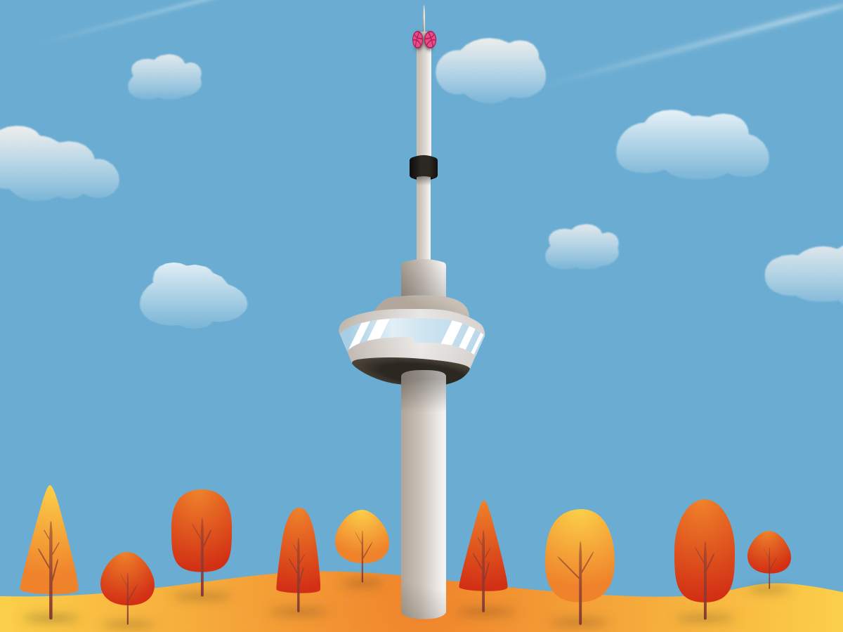 De Euromast by Stijn on Dribbble