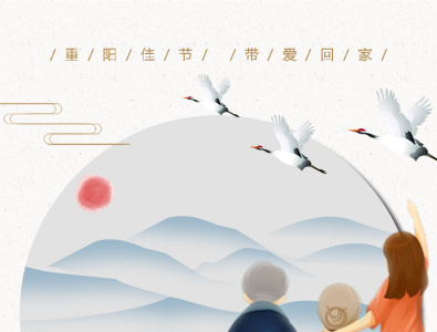 重阳节 branding illustration rankcoin 重阳