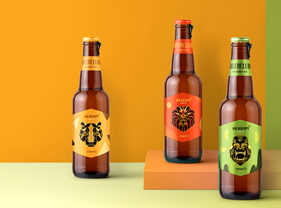 嗨！菠啤 | 啤酒包装设计 illustration logo 包装 包装设计