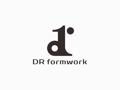 DR formwork Construction company logo design